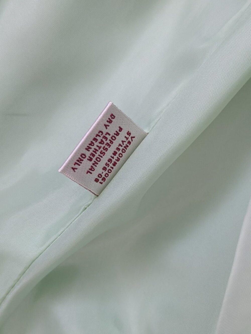 Northern Reflections Mint Green Embroidered Suede Leather Jacket Cottagecore XL - Picture 6 of 10